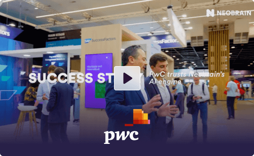 video testimonial of neobrain skills intelligence platform success story PWC