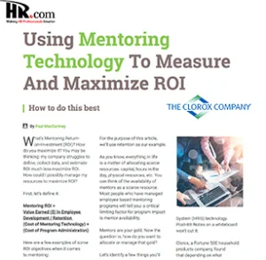 How to Start A Mentoring Program 7 Clorox Mentoring ROI