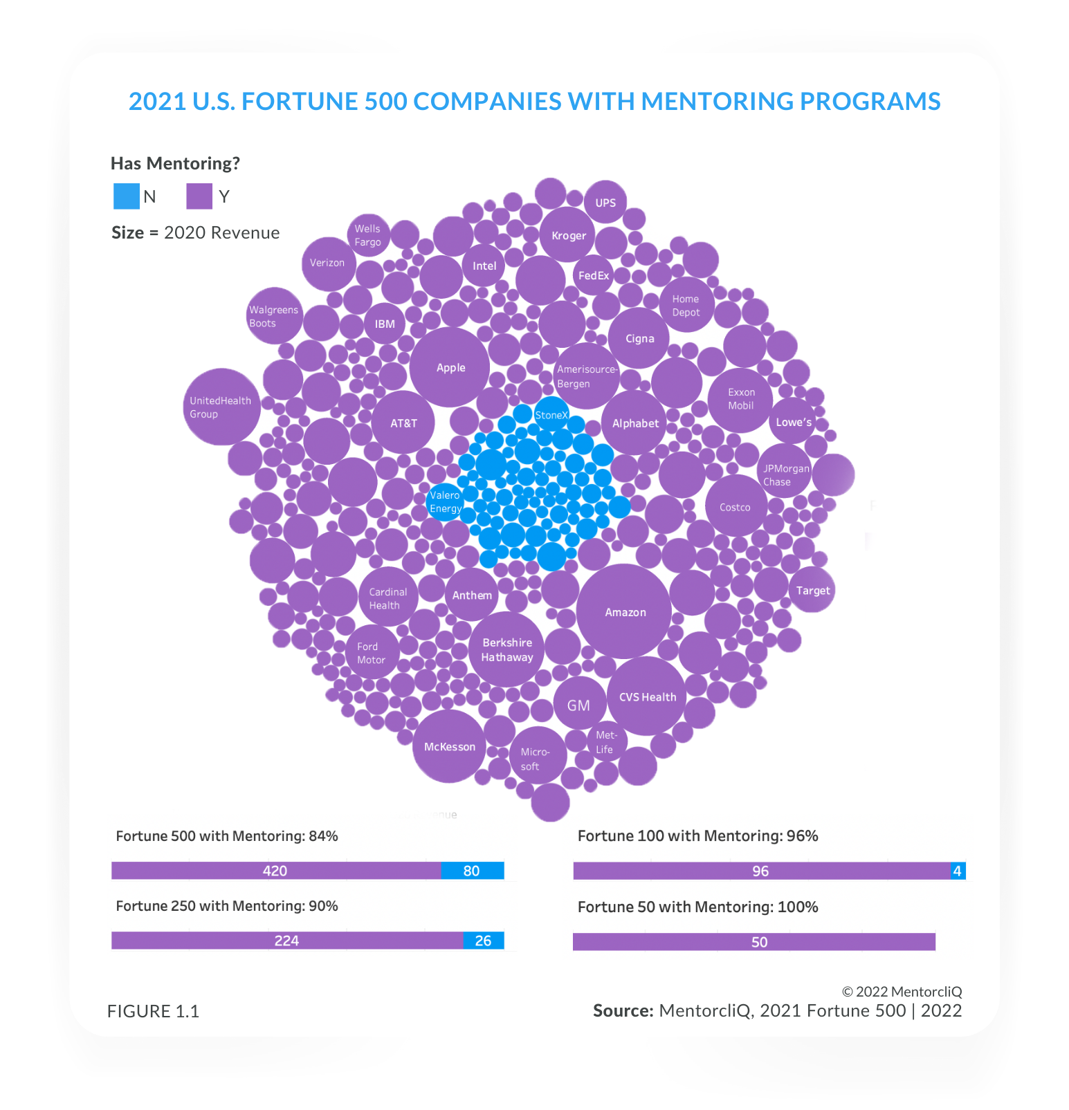 U.S. Fortune 500 Mentoring Taking Off: 2022 Mentoring Impact Report