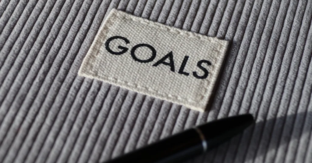 Goal setting patch.
