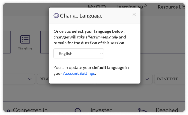 Multi Language Options