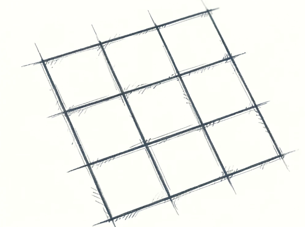 Simple image of a 9 box grid