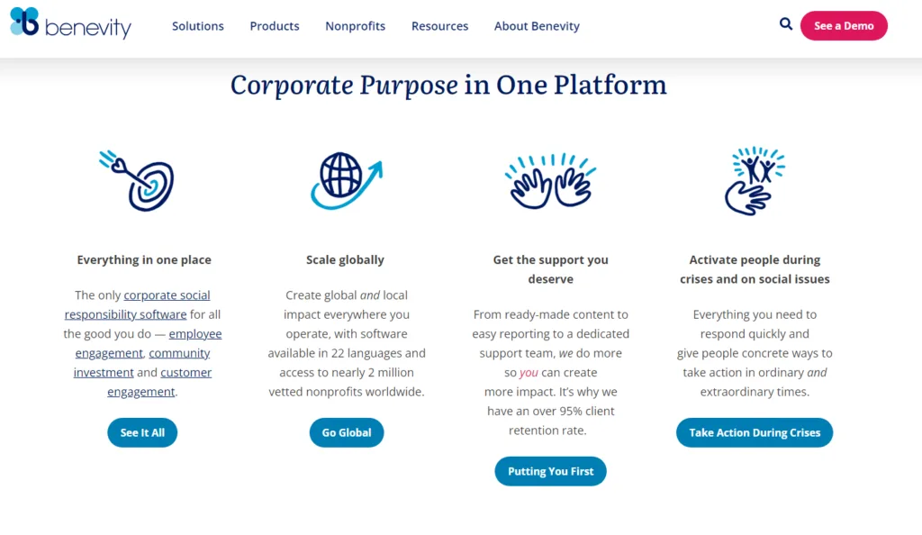 Top 7 ERG Platforms for Large Enterprises 15 benevity erg platforms