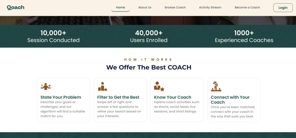 qoach mentoring platform