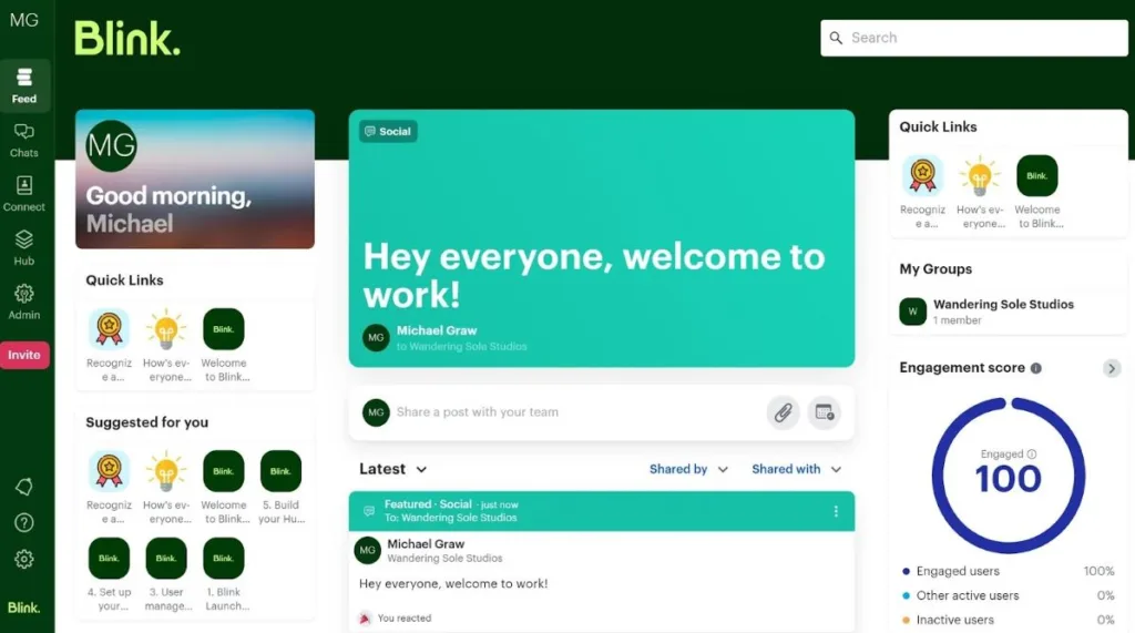 Top 9 Internal Communication Platforms for Engaging and Connecting Employees 18 Blink 1