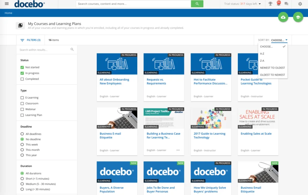 Top 10 eLearning Platforms for Scalable Employee Development 13 Docebo 1