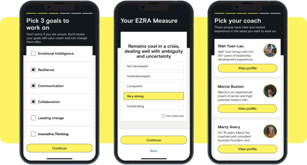 Top 11 Coaching Software Platforms for Scalable Employee Development 17 Ezra