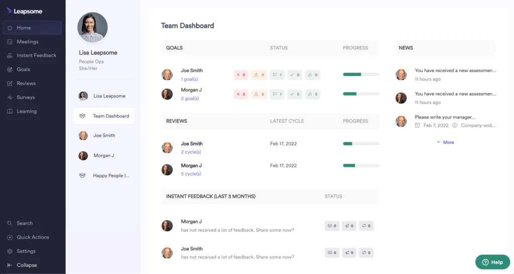 Top 12 Performance Management Software for Driving Organizational Growth 20 Leapsome