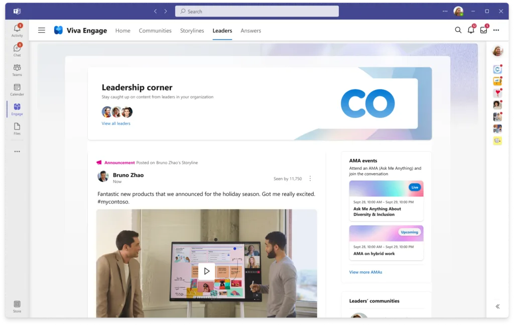 Top 9 Internal Communication Platforms for Engaging and Connecting Employees 13 Viva Engage