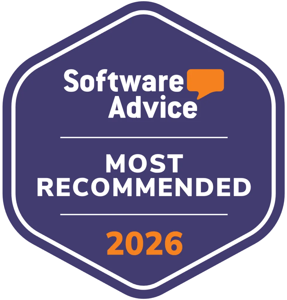 Software Advice Most Recommended Badge for 2026